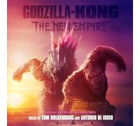 Godzilla - Godzilla X Kong: The New Empire OST Ltd. Neon Pink/Blue Swirl w/ Orange/Pink - Splattered 2 Vinyl