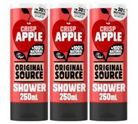 Original Source Cherry & Almond Milk Shower Gel 100% Natural Fragrance, Vegan, Cruelty Free, Paraben Free (3 Packs)