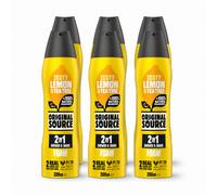 Original Source Lemon & Tea Tree 2 in 1 Shower and Shave Foam (Pack of 6)|100 Percent Natural Fragrance | Vegan, Cruelty Free, Paraben Free|Bulk Buy, 6 x 200ml