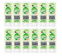 Original Source Lime & Coconut Milk Moisturising Shower Milk, 100% Natural Fragrance, Vegan, 250ml, 12 Pack
