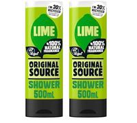Original Source Lime Vegan Shower Gel, 500 ml (Pack of 2)