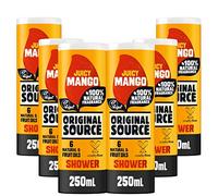 Original Source Shower Gel Mango - 100% Natural Fragrance, Vegan, Cruelty Free, Pack of 6 x 250 ml