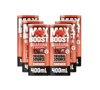 Original Source MAX BOOST Guarana & Grapefruit Shower Gel with 100% Natural Fragrance, Vegan Shower Gel, Paraben Free Body Shower Wash, Multipack of 6