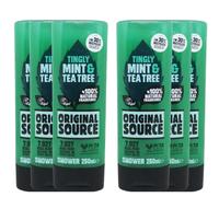 Original Source Shower Gel - 250ml ,Natural Fragrance - Available in 6 Packs