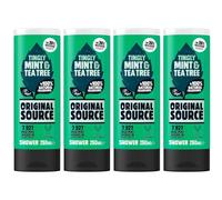 Original Source Shower Gel Mint and Tea Tree 250ml - Pack of 4