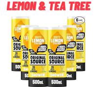 Original Source Coconut and Shea Butter Shower Gel, 100 Percent Natural Fragrance, Vegan, Cruelty Free, Paraben Free, Bulk Buy, Pack of 6 x 500 ml