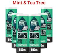 Original Source Coconut and Shea Butter Shower Gel, 100 Percent Natural Fragrance, Vegan, Cruelty Free, Paraben Free, Bulk Buy, Pack of 6 x 500 ml