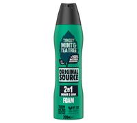 Original Source Tingly Mint & Tea Tree 2 in 1 Shower & Shave Foam 200ml