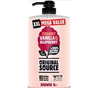 Original Source Vanilla And Raspberry Shower Gel Body Wash 1L