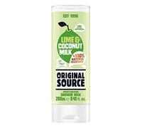 Original Source Vegan Lime and Coconut Shower Milk, (250 ml x 6 Bottles)