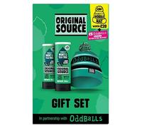 Original Source x Oddballs Gift Set, Mint & Tea Tree Shower Gel, Oddballs Bobble Hat, Gifts for Men, Birthday Gift, 100 Percent Natural Fragrance, Vegan, Cruelty Free