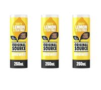 Original Source Zesty Lemon & Tea Tree Shower Gel, 100% Natural Fragrance, Vegan, 250ml, Pack of 3