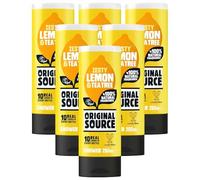 Original Source Zesty Lemon & Tea Tree Shower Gel 100% Natural Fragrance, Vegan, Cruelty Free, Paraben Free (6 Packs)