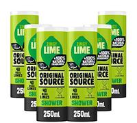 Original Source Shower Gel - Zingy Lime, Vegan & Paraben Free - 6 x 250 ml