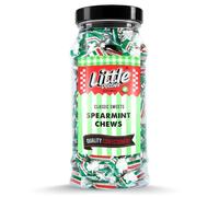 Original Spearmint Chews Retro Gift Jar - by Little Dotties | Traditional Candy Treats | Pick and Mix Sweets | 425 grams | Perfect for gifts.