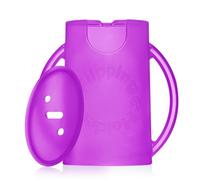 Original Squeeze Proof Flipping Holder with Open Bottom for Food Pouches & Juice Boxes - Multipurpose - Prevent Messes & Support Self-Feeding - Easy Grasping Handles - Made in USA