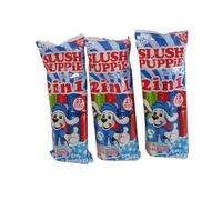 Original Squeezee Freeze Pops Ice Lolly Poles 2 in 1 Red Cherry Lemon &Lime Strawberry & Blue Raspberry 24 x 75ml Pack Vegetarian Vegan And Gluten Free