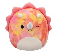 Original Squishmallows 16' Soft Toy - Winking Trinity the Pink Tie-Dye Triceratops