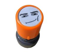 Original Stamp Figures with Expressive Faces, Creative Motif Stamps for Personal Design, Teacher Gift Idea, Office Supplies (A, One Size)