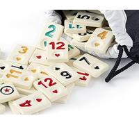 Original Star Rummy/Okey Playing Stones Set Okey TASI Made of Melamine Extra Matte