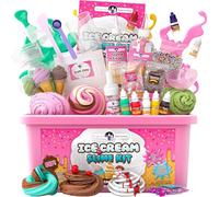 Original Stationery Ice Cream Slime Kit for Girls, Amazing Ice Cream Slime Making Kit to Make Butter Slime, Cloud Slime & Foam Slimes, Fun Gift Idea