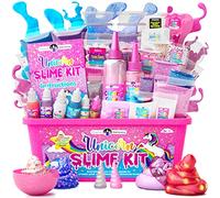 Original Stationery Slime Kit - Create Glow in The Dark and Regular Unicorn Slime for Girls, Magical Birthday Gift Idea