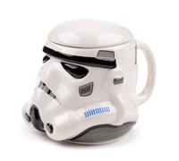 ORIGINAL STORMTROOPER 3D HELMET MUG CUP WITH LID NEW IN GIFT BOX PUK