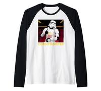 Original Stormtrooper Corntrooper At Movie Cinema Raglan Baseball Tee