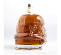 Original Stormtrooper Decanter, Transparent, for Whiskey, Bourbon & Scotch, 750ml, Original Cork Seal, Star Wars Gifts for Men - Thumbs Up!
