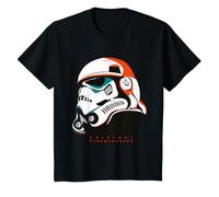 Original Stormtrooper Helmet Orange Retro Sci-fi Kids T-Shirt