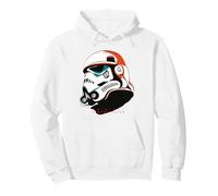 Original Stormtrooper Helmet Orange Retro Sci-fi Pullover Hoodie
