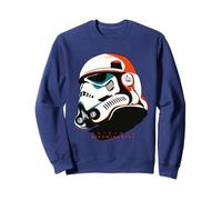 Original Stormtrooper Helmet Orange Retro Sci-fi Sweatshirt