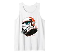 Original Stormtrooper Helmet Orange Retro Sci-fi Tank Top