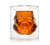 Original Stormtrooper Inverted Whisky Glass, Transparent, for Whiskey, Bourbon & Scotch, 150ml, Perfect Whisky Glass, Rum Glass Gift for Men - ThumbsUp!
