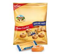 Original Sugar-Free Sweets Butter Caramel Candies 80G and Soft Creamy Toffees 80G | Diabetic-Friendly Candy & Sweets | Indulgent & Guilt-free value Pack Sugarless (1 Bag x 80g, Butter)