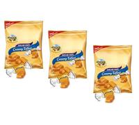 Original Sugar-Free Sweets Butter Caramel Candies 80G and Soft Creamy Toffees 80G | Diabetic-Friendly Candy & Sweets | Indulgent & Guilt-free value Pack Sugarless (3 Bags x 80g, Toffee)