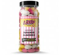 Original Sugared Almonds Retro Gift Sweet Jar - by Little Dotties | Traditional Candy Treats | Pick and Mix Sweets | 700 grams | Perfect for: Gifts | Birthdays | Weddings | Movie Nights In