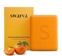 Original Swarva Deodorizing Persimmon Soap for Nonenal - Odour Control and Deep Cleansing - Moisturising Face and Body Bar for Daily Skincare (3 pack)