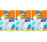 Original SWIRL Y98 vacuum cleaner bags for Bob Home 2351 Crazy Vac and other models 12 Beutel SWIRL Y98