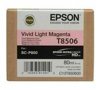 Epson T8506 (80ml) UltraChrome HD Vivid Light Magenta Ink Cartridge for SureColor SC-P800 Photo Printer