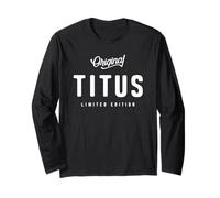 Original Titus Funny Name Titus Long Sleeve T-Shirt