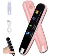 Original Translator Pen, Portable Smart Scanning & Reading Translators, Support for Offline Intelligent Translation Pen, Supports 112 Languages, for Study, Work, Trave (Pink)