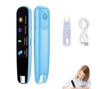 Original Translator Pen, Portable Smart Scanning & Reading Translators, Supports 112 Languages, for Study, Work, Your Practical Assistant (Blue)