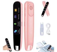 Original Translator Pen, Portable Smart Scanning & Reading Translators, Supports 112 Languages, Portable Support for Offline Intelligent Translation Pen for Study,Work,Travel (Pink)