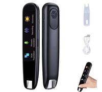 Original Translator Pen, Portable Smart Scanning & Reading Translators, Supports 112 Languages, Support for Offline Intelligent Translation Pen, for Study, Works, Travel (Black)