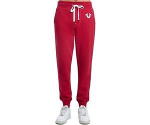 ORIGINAL TRUE RELIGION CLASSIC LOGO REGULAR FIT JOGGERS. RUBY RED, XXXL 3XL, NEW