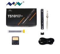 Original TS101 65W Digital Electric Soldering Iron LCD Programable Display Adjustable Temperature ts100 version no power supply B2 Tip