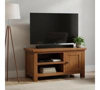 Original TV Unit - 1 Door Small - Rustic Oak