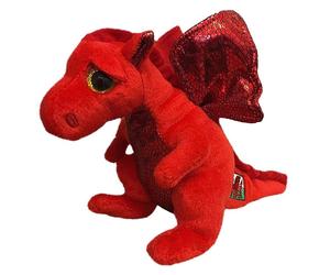 ORIGINAL TY BEANIE BABIES WALES/WELSH RED DRAGON PLUSH SOFT TOY