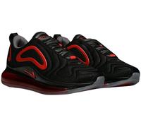 Original Unisex Nike Air Max 720 GS Black Red Trainers AQ3196 018